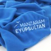 MANZARAM EYÜPSULTAN LOGO NAKIŞLI POLAR OMUZ ŞALI