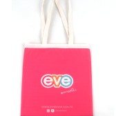 EVE SHOP DİJİTAL BASKILI HAM BEZ ÇANTA