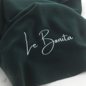 Le Bonita LOGO NAKIŞLI POLAR ŞAL