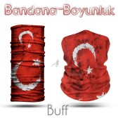 TÜRK BAYRAĞI, DİJİTAL BASKILI BOYUNLUK BANDANA BUFF