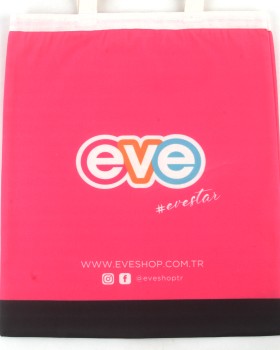 EVE SHOP DİJİTAL BASKILI HAM BEZ ÇANTA