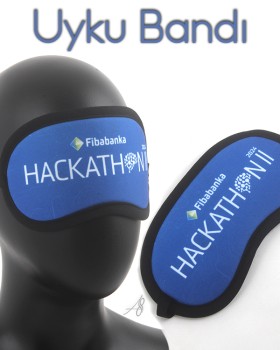 FİBABANK LOGO BASKILI UYKU BANDI