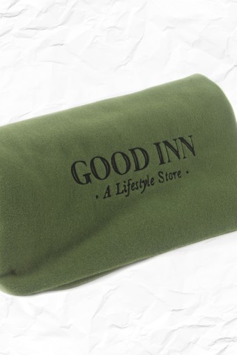 GOOD INN LOGO NAKIŞLI POLAR ŞAL