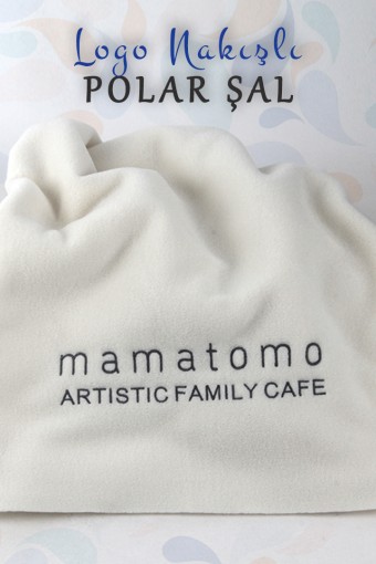 MAMATOMO LOGO NAKIŞLI POLAR ŞAL