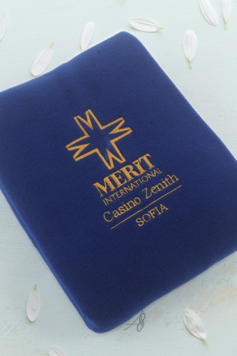 MERİT HOTEL SOFİA  LOGO NAKIŞLI POLAR ŞAL